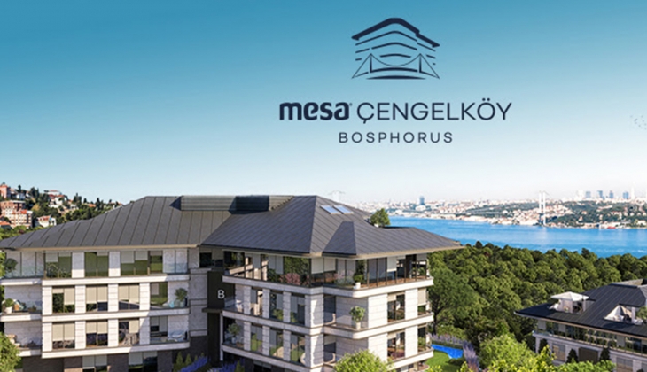 Mesa Çengelköy Bosphorus'un örnek dairesi tamam!
