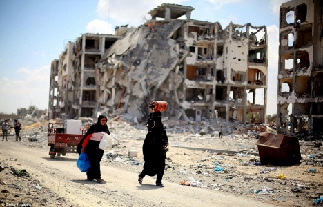 Filistin'de 12 bin ev tamamen yıkıldı!