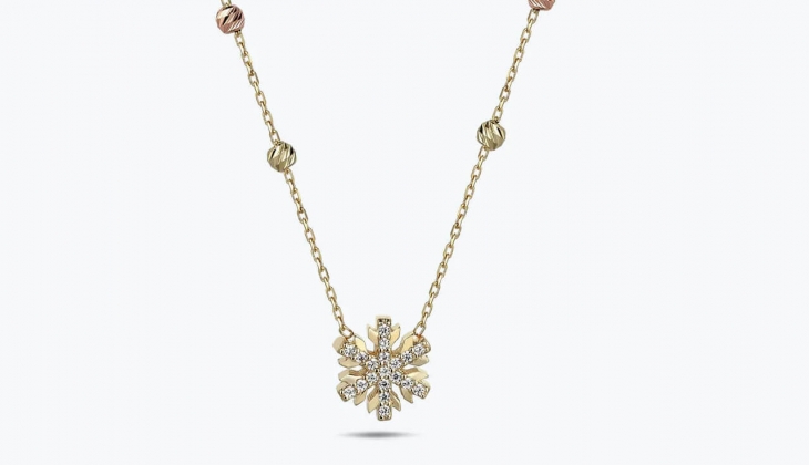 Altın kar tanesi kolyeler ne kadar? Kar tanesi kolye fiyatları kaç TL? 27 Ekim 2022 fiyat listesi