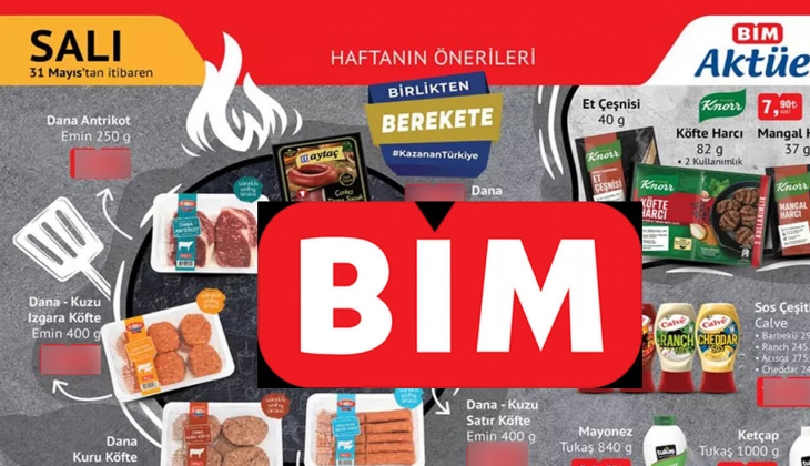 BİM 31 mayıs 2022 aktüel