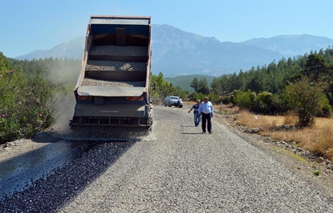 Antalya Köprülü Kanyon yolu asfaltlandı!