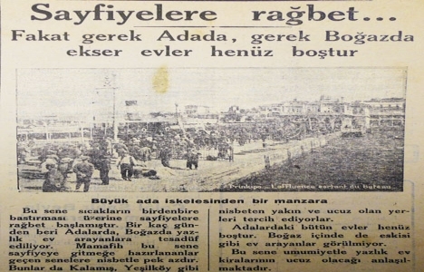 1929 yılında sayfiyelere rağbet artmış!