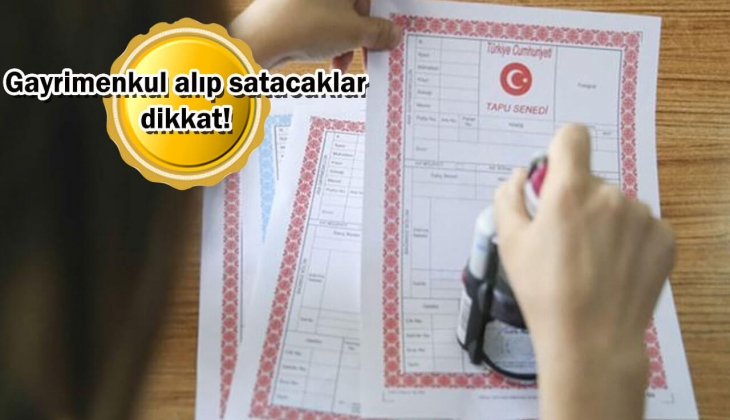 Gayrimenkul satışları artık noterliklerden de yapılabilecek! Yeni düzenleme bugün Meclis'te! 