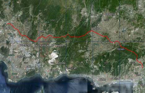 İstanbul Kurtköy - İzmit Güzeltepe arasına 64 kilometrelik yol geliyor!