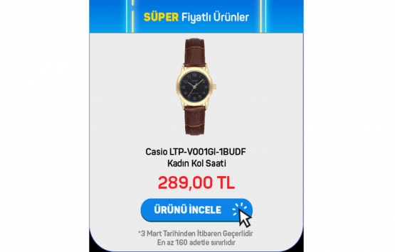 A101 de akıllı saatler 289 TL den başlayan fiyatlarla! İşte A101 saat fiyat listesi!