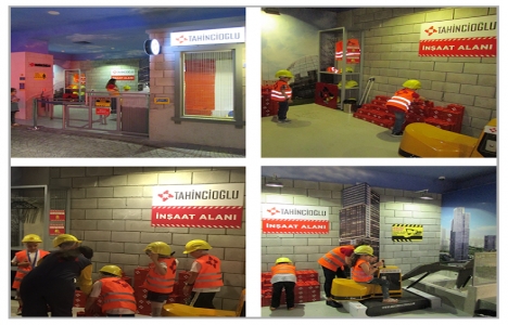 Tahincioğlu’ndan geleceğin mimar ve mühendislerine şantiye!