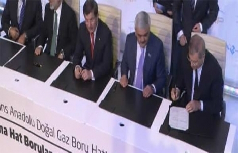 TANAP boru ihalesinde imzalar atıldı!