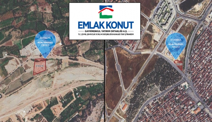 Emlak Konut GYO İstanbul ve Antalya'da 60 ay taksitle arsa satıyor! 150 bin TL'den başlayan fiyatlarla! 