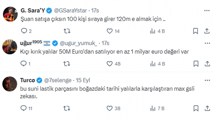 Mehmet Aslan dan Galatasaray Adası açıklaması: En az 1 milyar dolar eder!