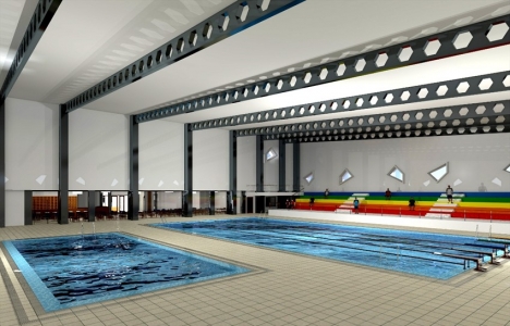 Denizli Acıpayam yüzme havuzu