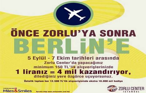 Zorlu Center AVM 1 lira 4 mil kampanyası!