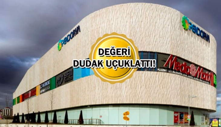 Pendorya AVM'nin değeri açıklandı! 1 yılda 2 kattan fazla değerlendi!