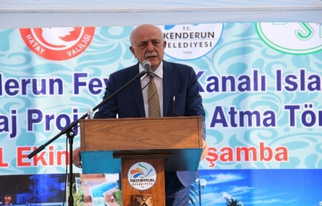 İskenderun Feyezan Kanalı Islahı ve Peyzaj projesinin temeli atıldı!