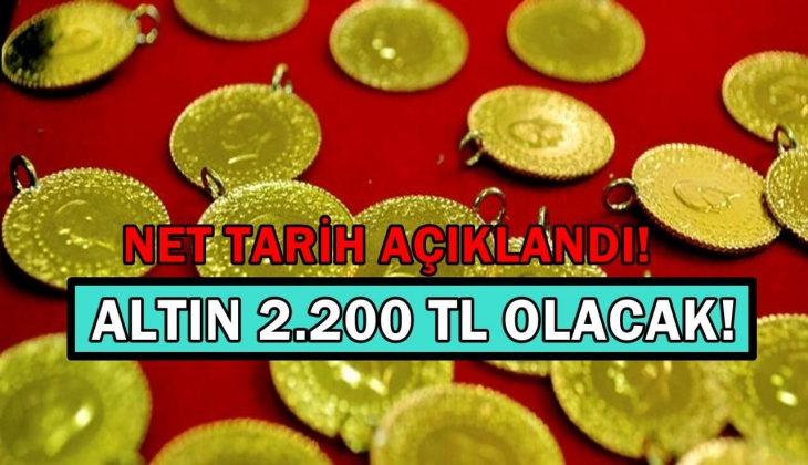 30 gün aradan sonra dibi gören altın bu tarihte 2.200 TL olacak! Uzman isim net açıkladı! Roller değişiyor
