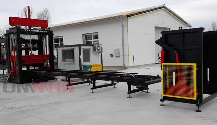 Umman Beton'dan yenilik: Saatte 5400 parke taşı, 2700 briket taşı üretiyor!