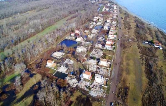 Kızılırmak Delta'sındaki kaçak yapıların yerini kuşlar mesken tuttu! 