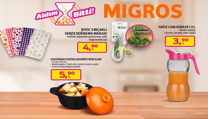 Migros’ta yeni ‘Aldım Bitti’ ürünleri! Migros 20 Eylül 2022 fiyat listesi