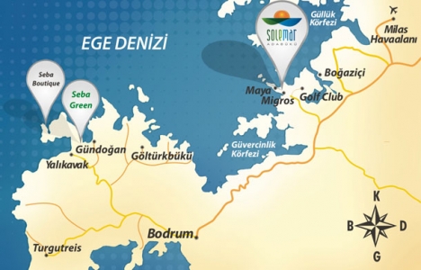Bodrum Solemar Adabükü vaziyet planı!