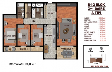 Seyran Şehir daire planları!