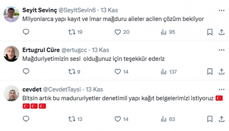 Milletvekili Hasan Öztürk: Yapı kayıt belgeleri sonradan iptal edilenlerin mağduriyeti en kısa sürede çözülmeli!