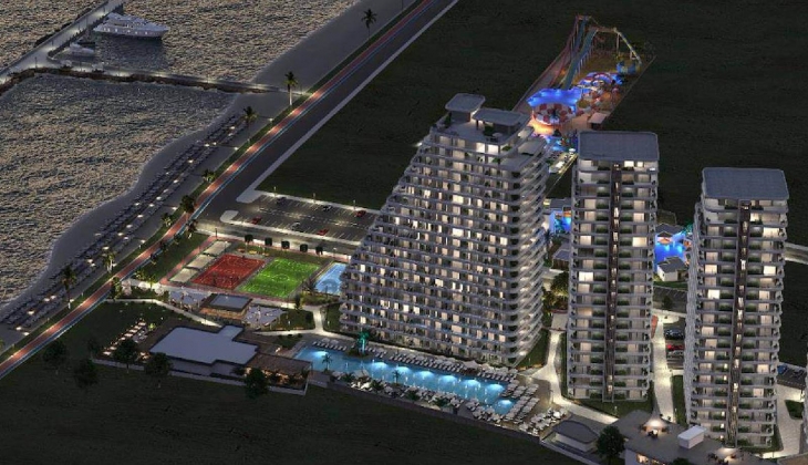 Kıbrıs a 500 konutluk yeni proje! Alpcan Towers Key West 90 bin 189 Euro dan başlayan fiyatlarla!