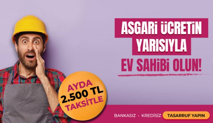 Sinpaş Yapı Tasarruf Sandığı ile ayda 2 bin 500 TL’ye ev sahibi olma imkanı!