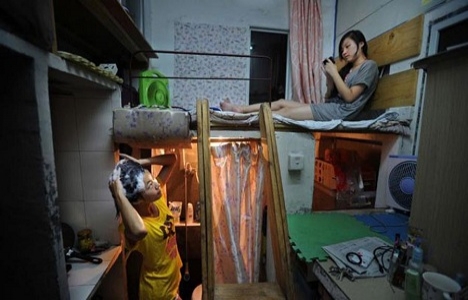 İşte Hong Kong daki kapsül evler!