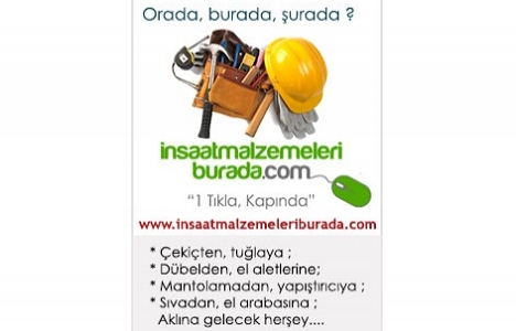 Türkiye'nin ilk inşaat malzemesi portalı açıldı!