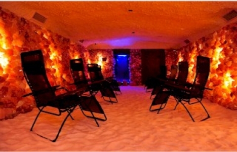 Tuz terapi odasına sahip otel büyük ilgi görüyor!