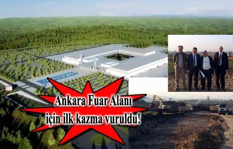 Akyurt Fuar Alanı için kazı çalışması başladı!