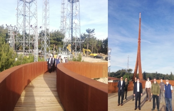 Çanakkale Karasal-Sayısal Radyo Televizyon Verici Kulesi'nde sona yaklaşıldı!