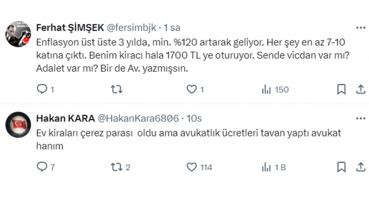 Avukattan ev sahiplerini çıldırtan çıkış: Bizim gibilere denk gelse kan çıkar o tehditlerden!