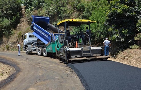 Alanya Çamlıca'da asfalt çalışmaları başladı!