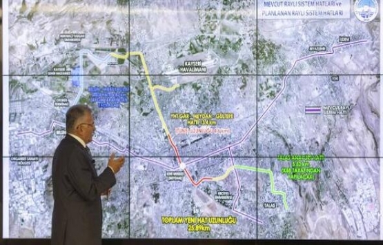Kayseri'ye raylı sistem müjdesi!