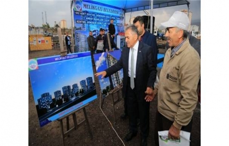 Kayseri Anbar'da 65 konutun temeli atıldı!