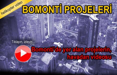 Bomonti projelerinin havadan genel videosu!
