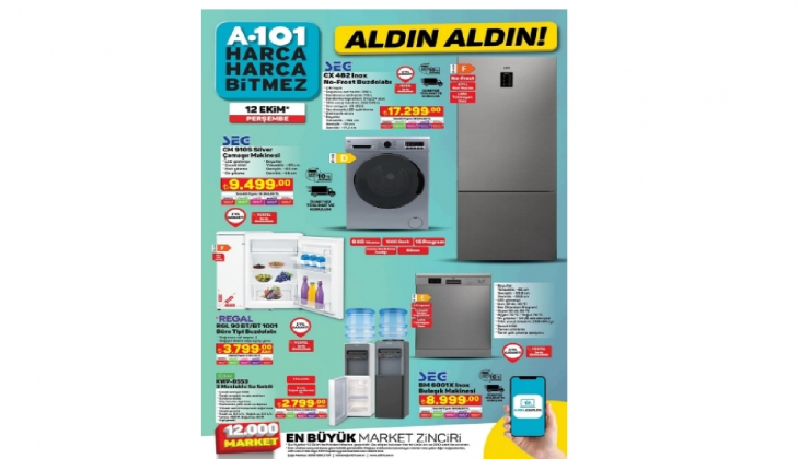 A101 de 5 tanesi 49.50 TL’ye düştü, İşte o indirimli ürünler!