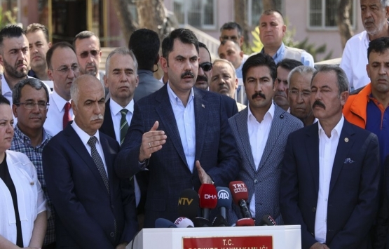 Murat Kurum dan Denizli deki depremzede konutlarına ziyaret!