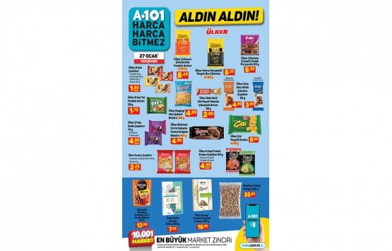 A101 aldın aldın online 27 Ocak kataloğu!