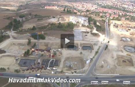 Hoşdere Emlak Konutları'nın havadan yeni görüntüleri!