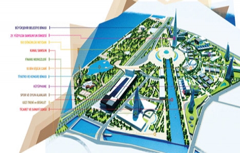 Şehr-i Samsun projesi 1.150 dönüm alan üzerinde kurulacak!