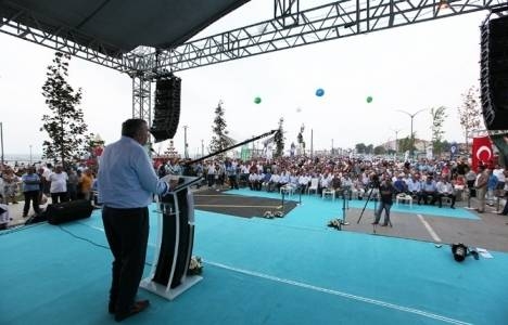 Karasu Sahil Parkı törenle açıldı!