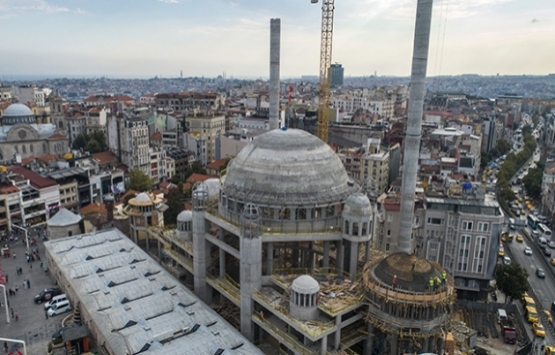 Taksim Camisi nin kaba inşaatı tamamlandı!