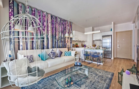 İncek Blue'nun örnek dairesi hazır! 40 eve özel ödeme planı!