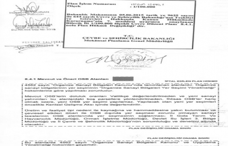 Bilecik çevre düzeni plan hükmü askıya çıktı!