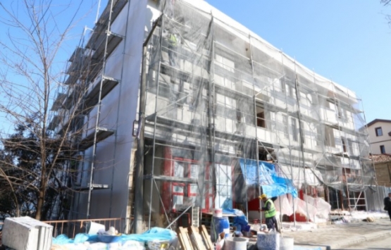 Şile Üsküdar Caddesi'nde cephe yenileme çalışmaları başladı!