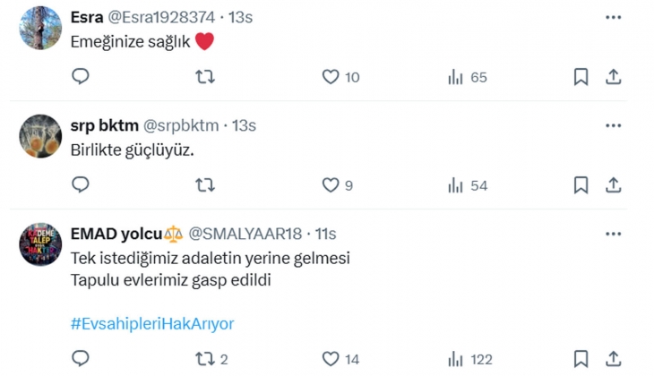 Ev sahipleri hak arıyor: Mağdurlar 19 Mart ta X te seslerini duyuracak! 