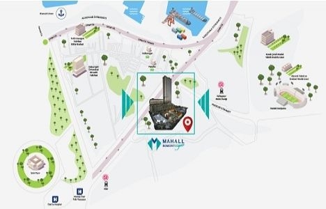 Mahall Bomonti İzmir konum!