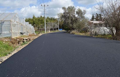 Antalya Yalçıdibi'nin yolları asfaltlandı!