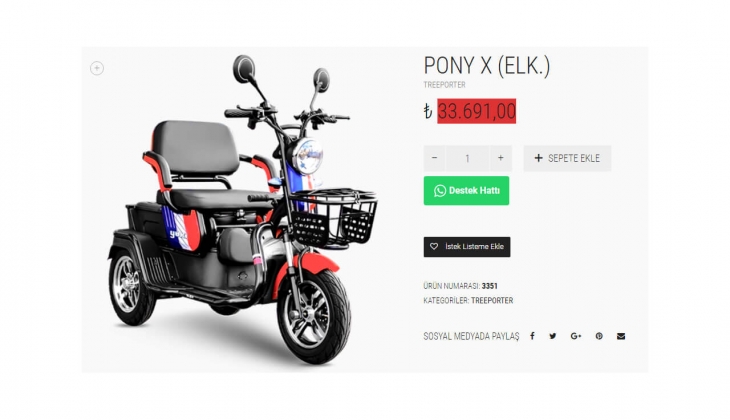 Yuki PONY X elektrikli üç tekerlekli motosikletin Ağustos ayı fiyatı güncellendi! İşte 6 Ağustos 2022 fiyat listesi!